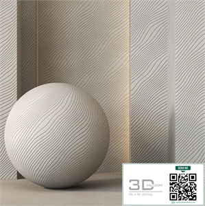 Decorative Plaster wall Texture - 4K - Seamless