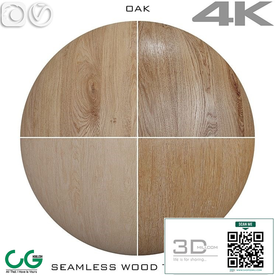 Seamless wood texture - Oak №4