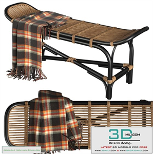 Bloomingville loue sofa rattan