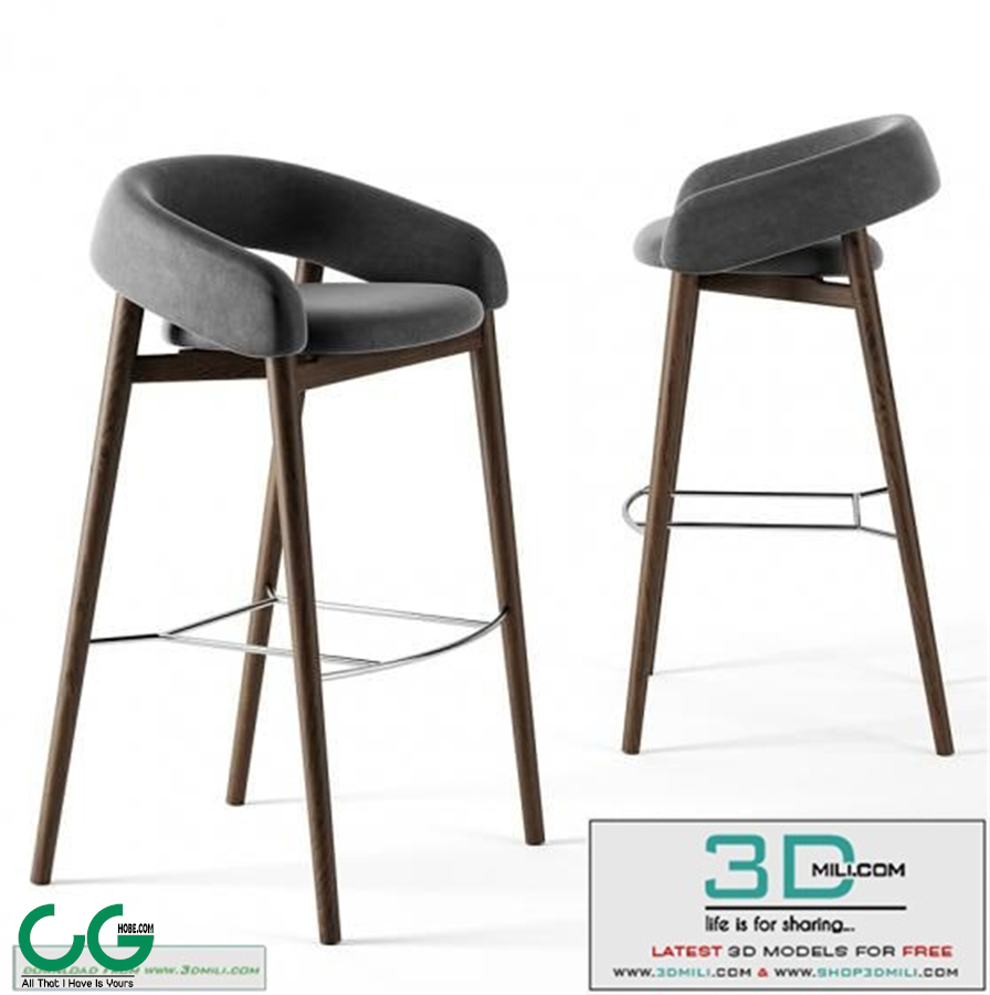 DINO BAR STOOL BY THOMAS E. ALKEN