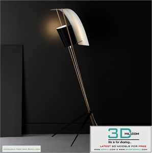 DISDEROT Kite Floor Lamp