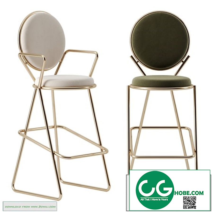 Double Zero barstool by Moroso