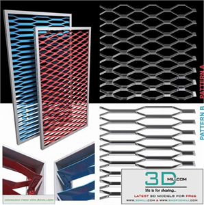 Expanded metal stainless (2 variety)