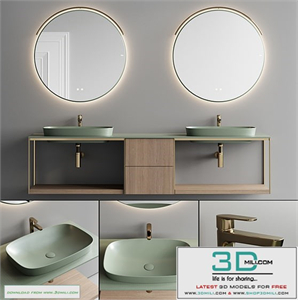 Fiora Sen Vanity Unit Set 3