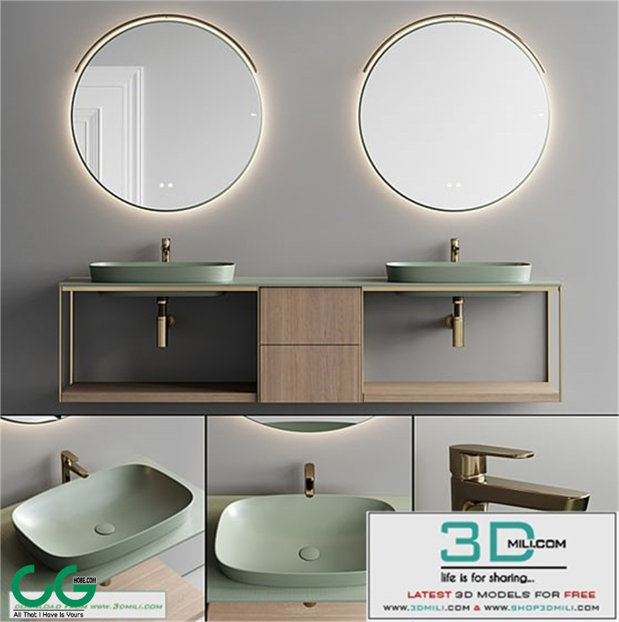 Fiora Sen Vanity Unit Set 3
