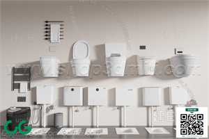 Bathroom Equipment 3dsmax File 13