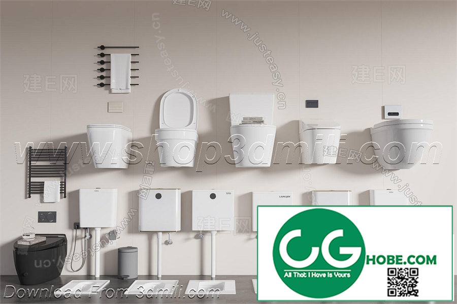 Bathroom Equipment 3dsmax File 13