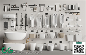 Bathroom Equipment 3dsmax File 33
