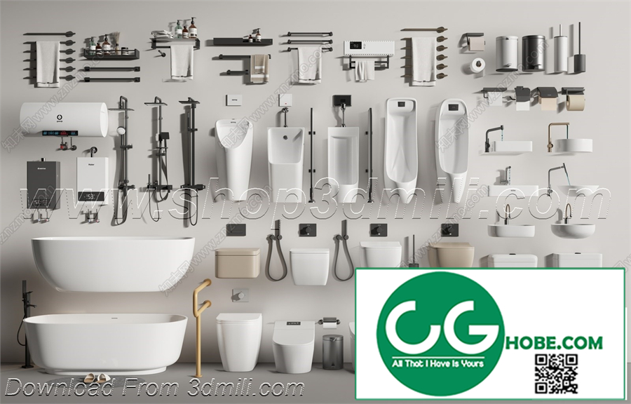 Bathroom Equipment 3dsmax File 33