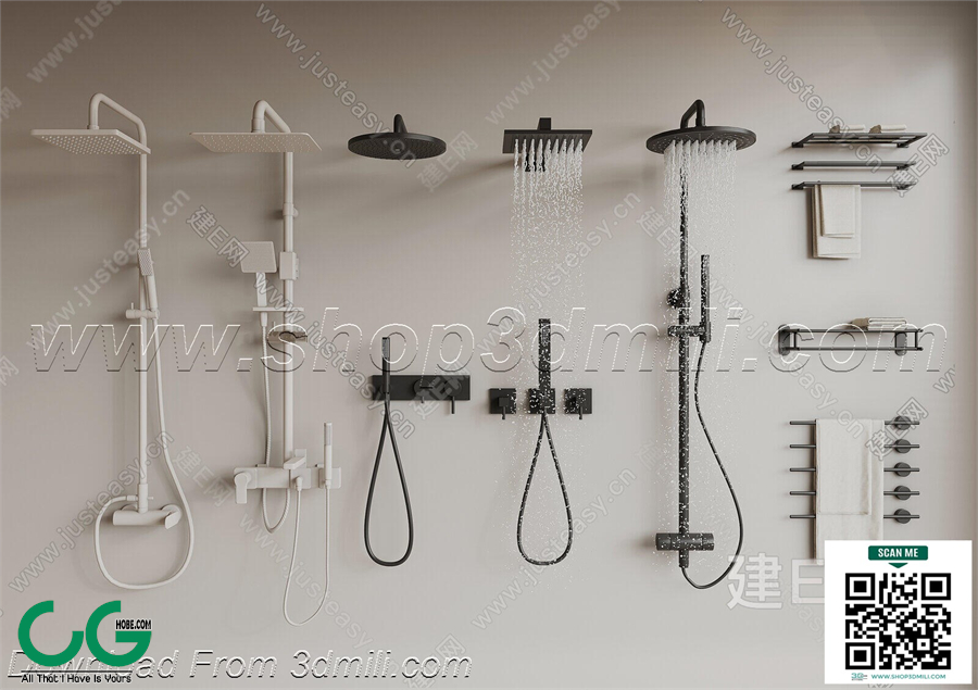 Bathroom Equipment 3dsmax File 44