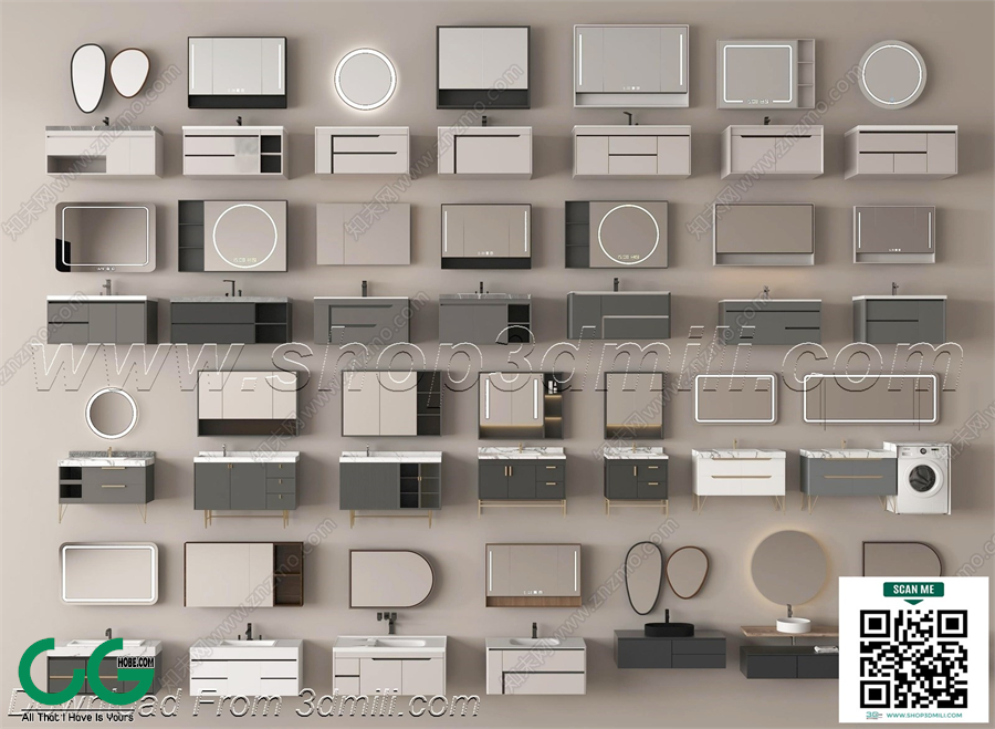 Bathroom Equipment 3dsmax File 51