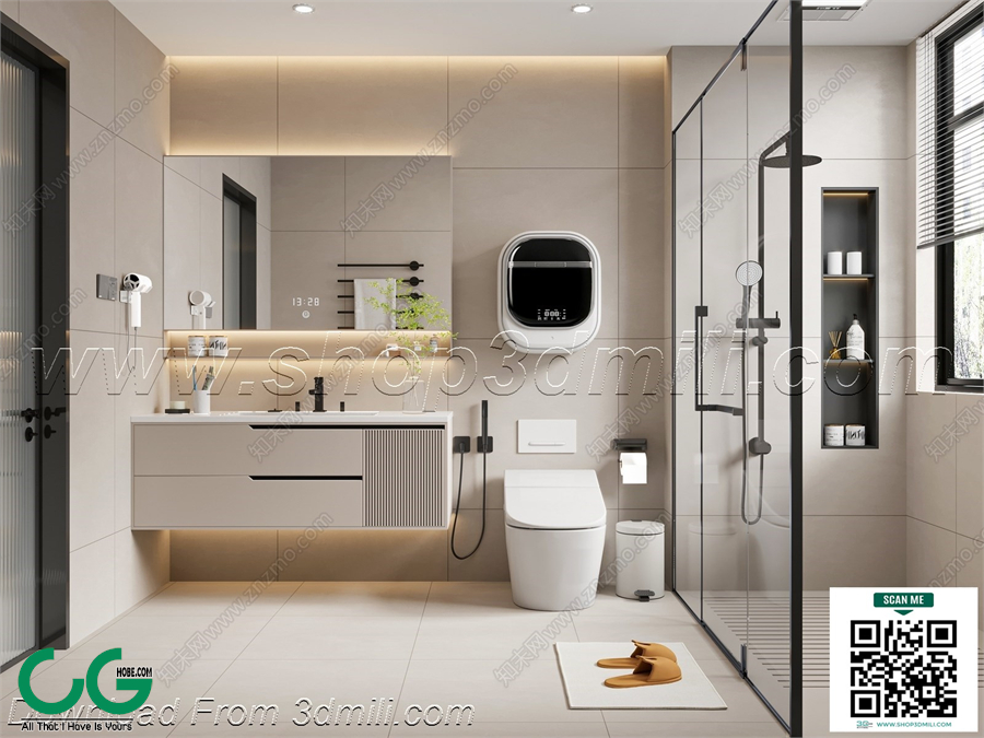Bathroom Equipment 3dsmax File 56