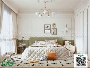 Modern Girl room kid room children room 12 3d model
