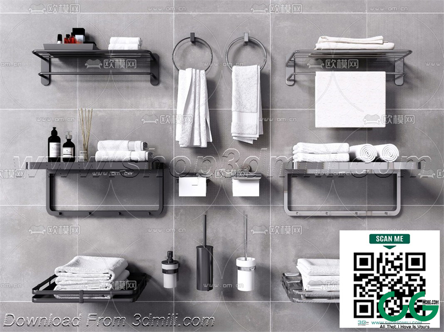 Bathroom Equipment 3dsmax File 07