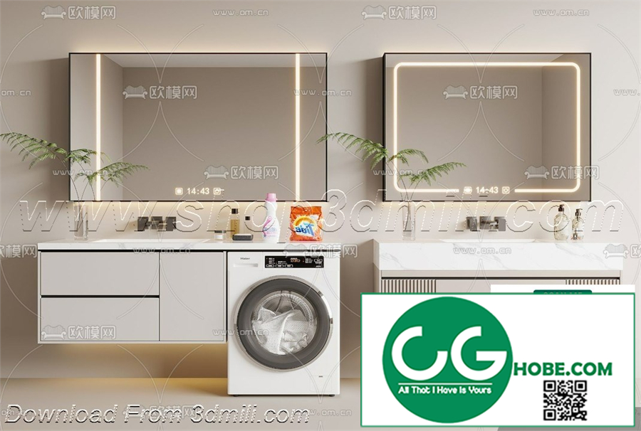 Bathroom Equipment 3dsmax File 10