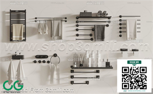 Bathroom Equipment 3dsmax File 12