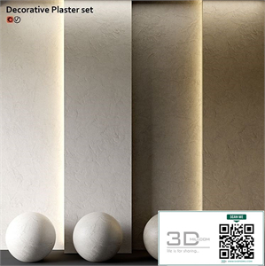Set of decorative plaster