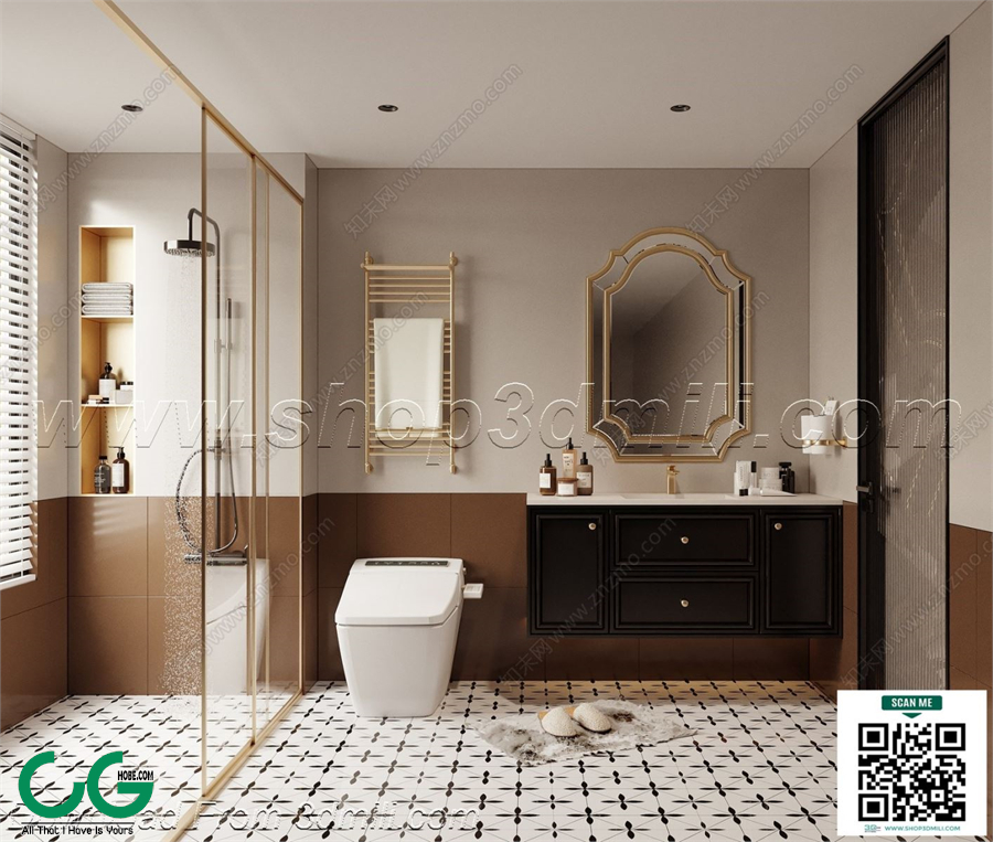 Bathroom Equipment 3dsmax File 59