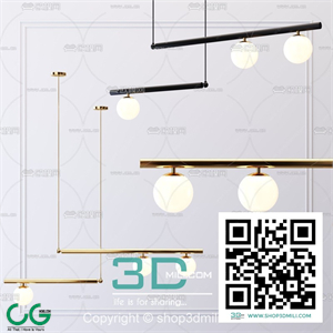 Ceiling light 04 3D Model