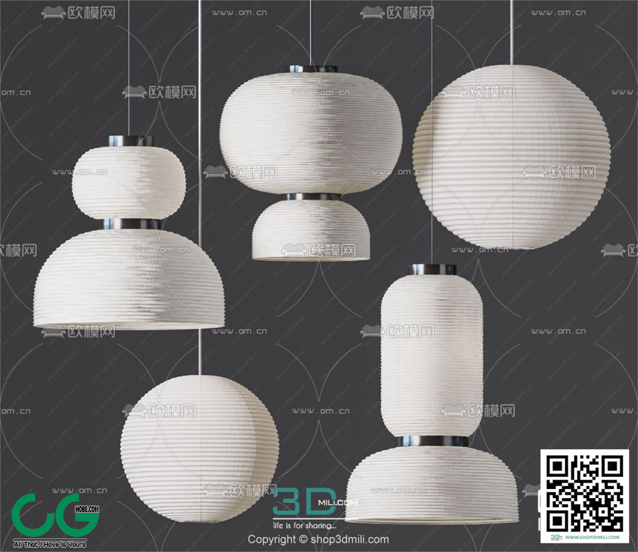 Ceiling light 05 3D Model