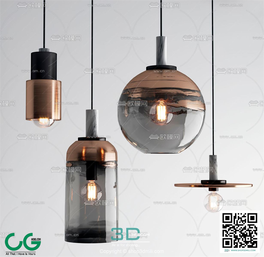 Ceiling light 06 3D Model