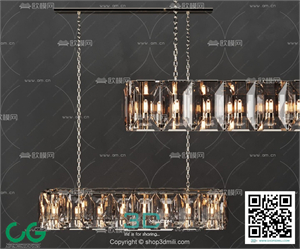 Ceiling light 09 3D Model