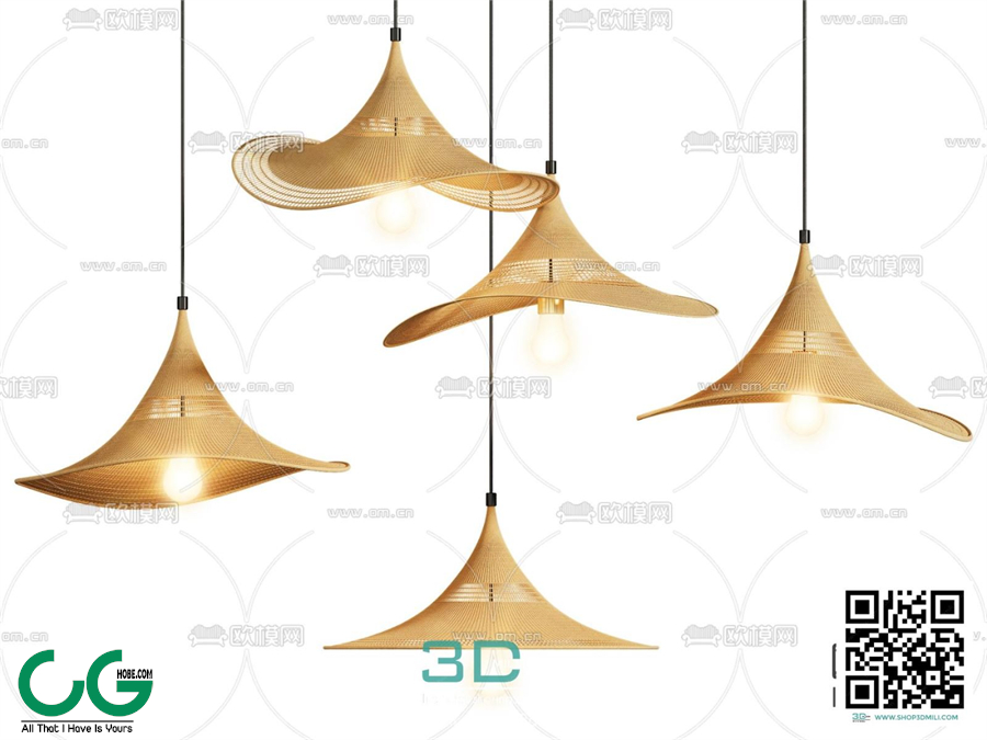 Ceiling light 10 3D Model