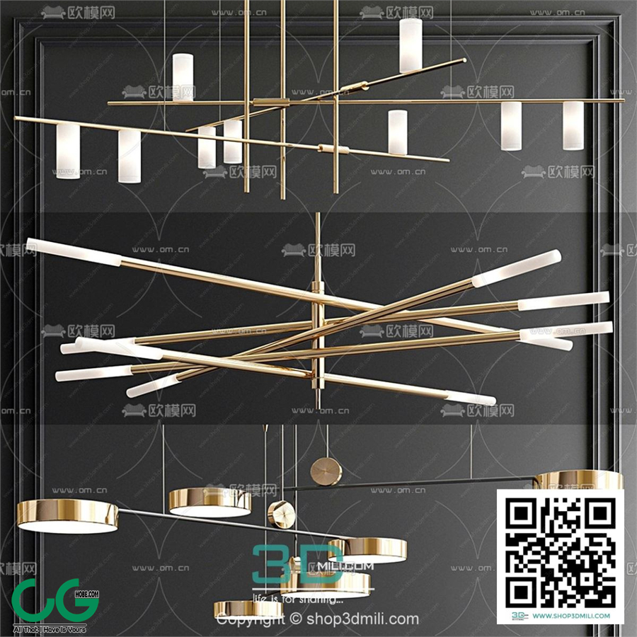 Ceiling light 13 3D Model