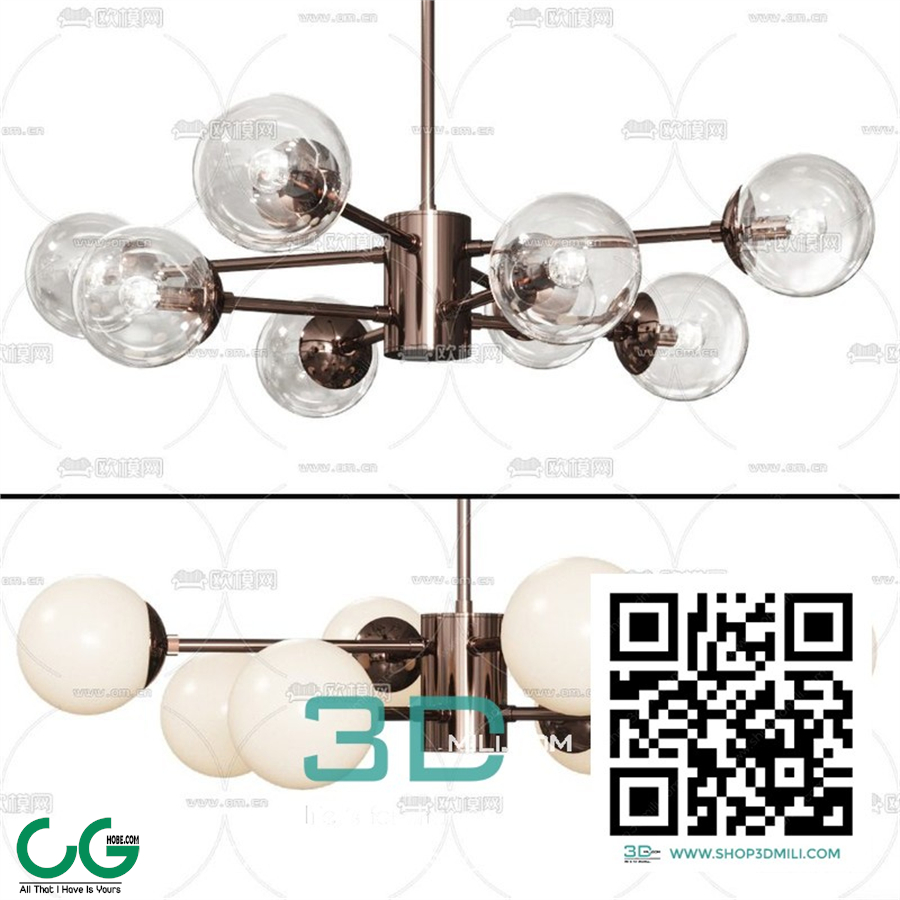 Ceiling light 14 3D Model