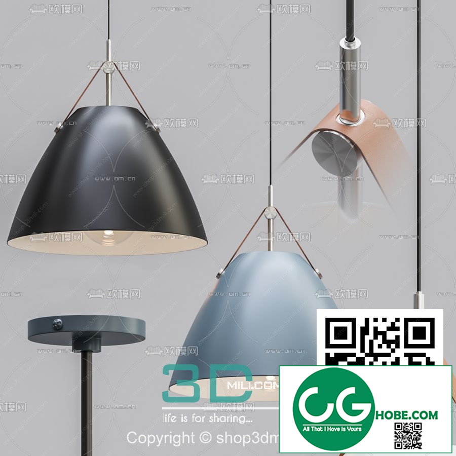 Ceiling light 16 3D Model