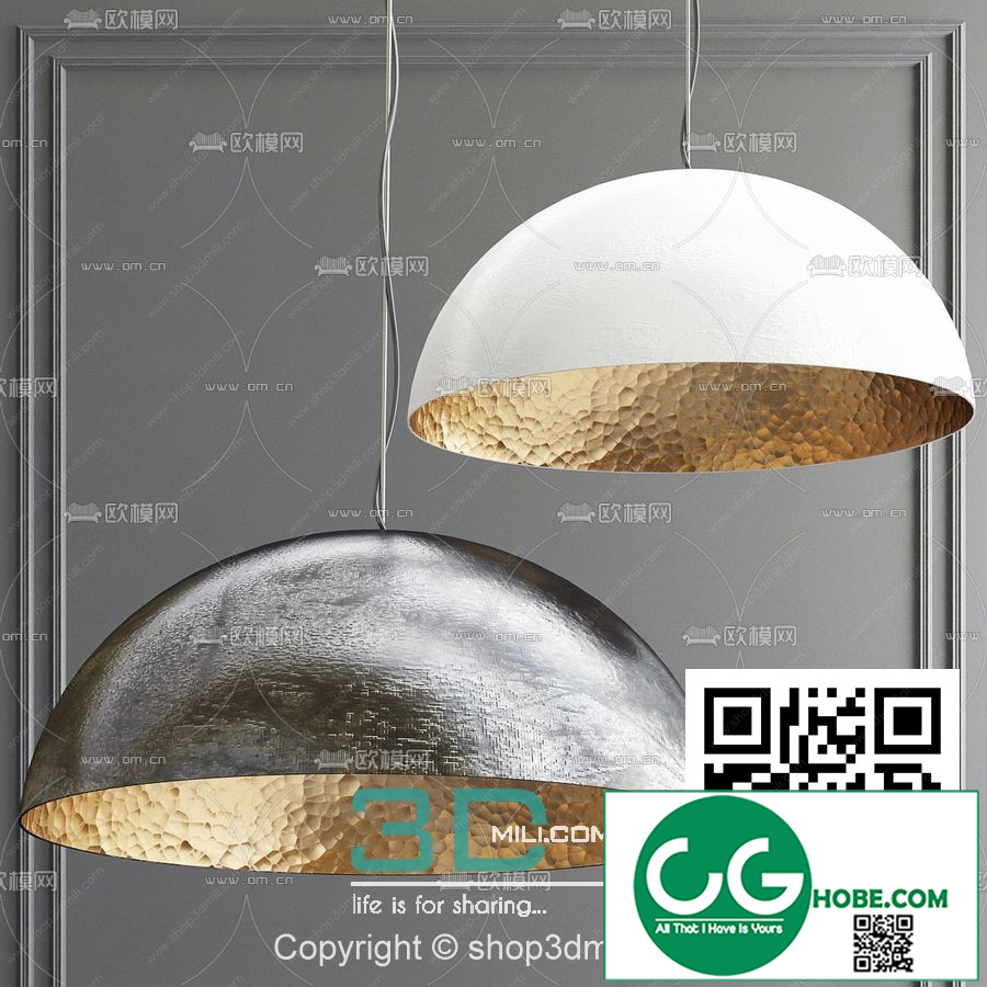 Ceiling light 18 3D Model