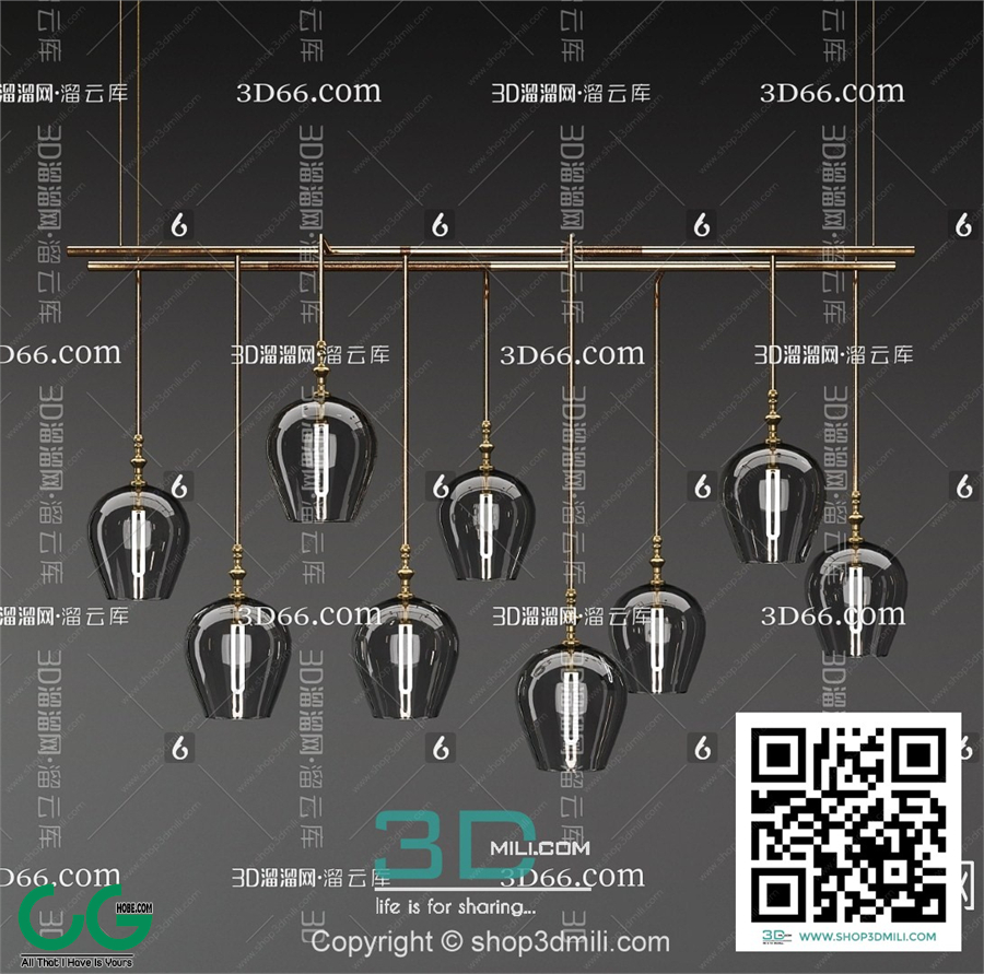 Ceiling light 20 3D Model