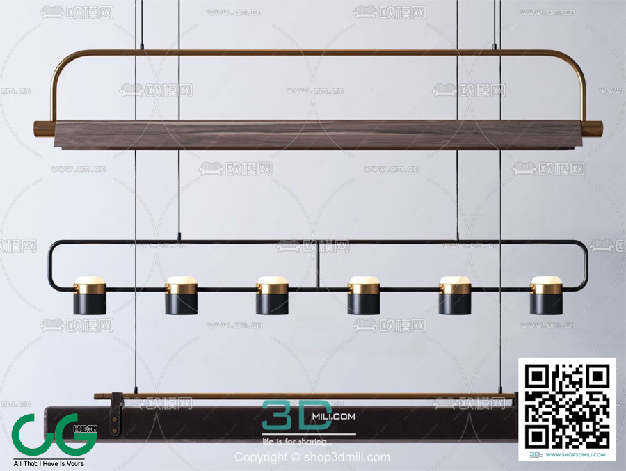 Ceiling light 21 3D Model