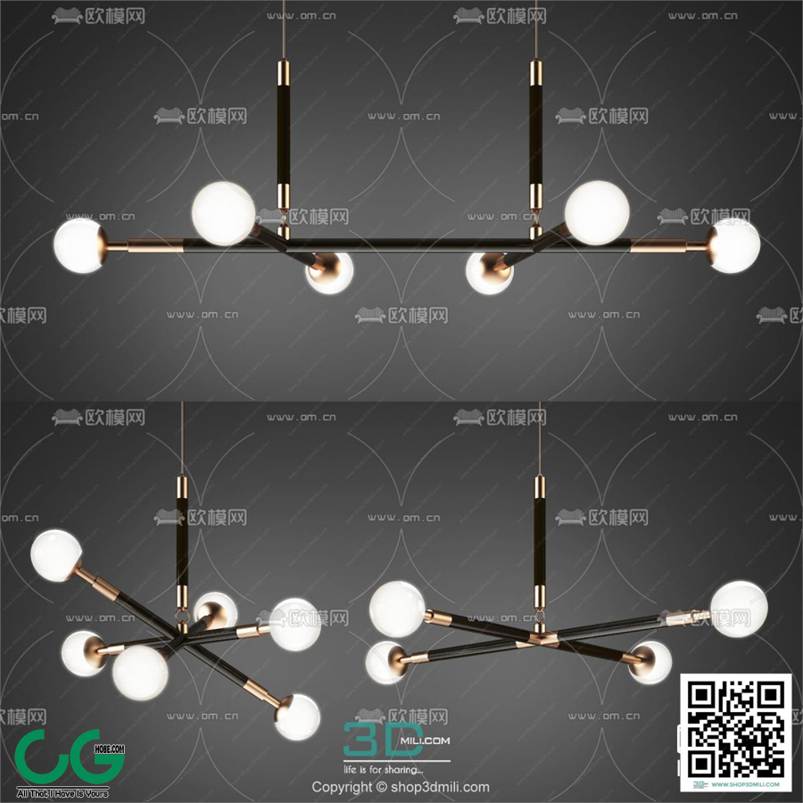 Ceiling light 22 3D Model