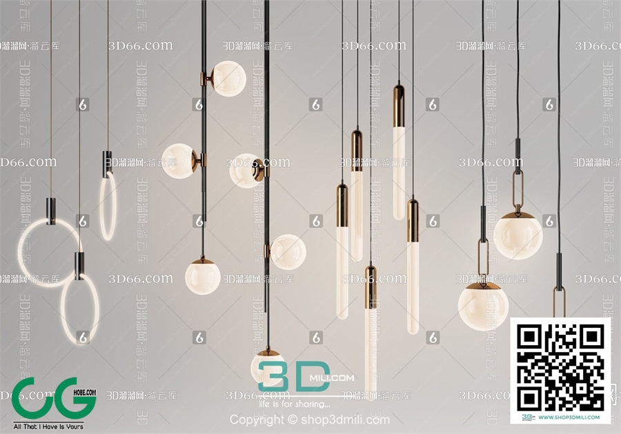 Ceiling light 29 3D Model