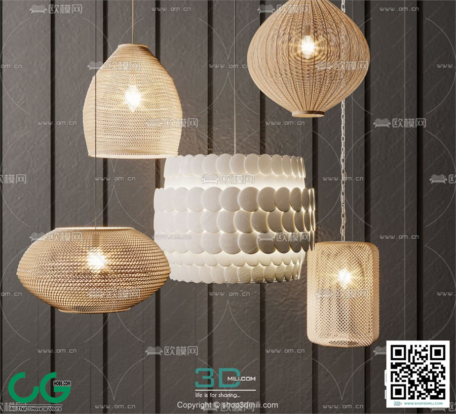 Ceiling light 31 3D Model