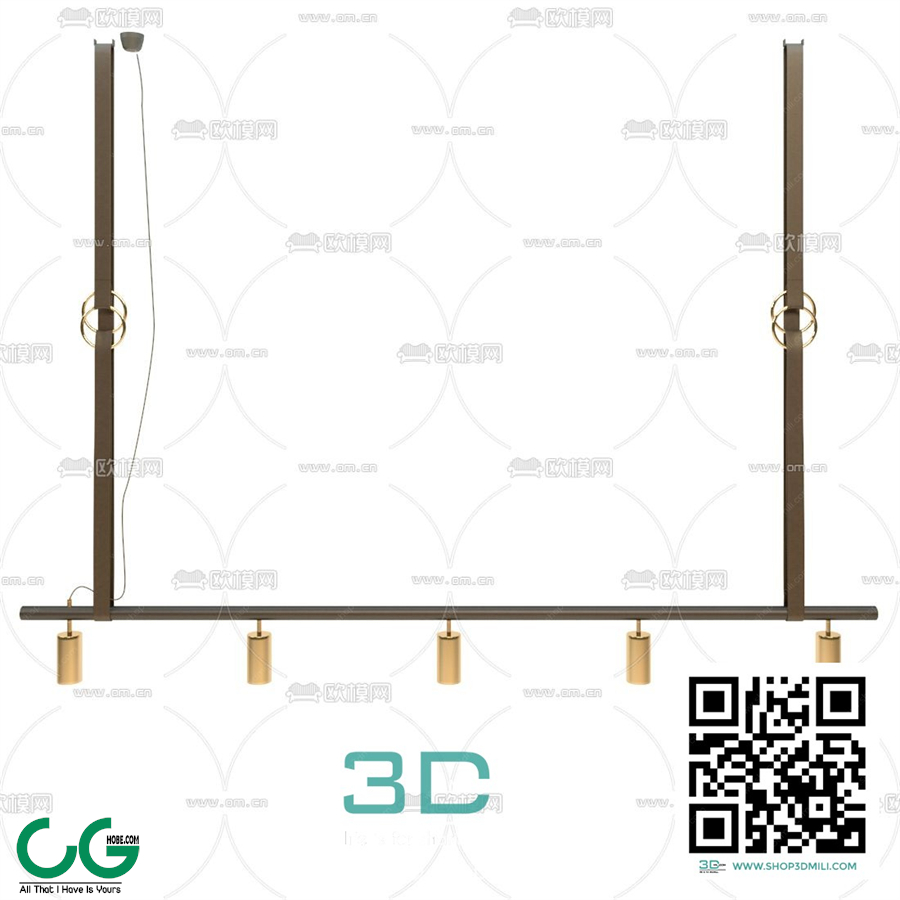 Ceiling light 32 3D Model
