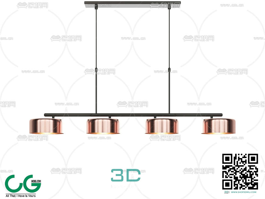 Ceiling light 33 3D Model