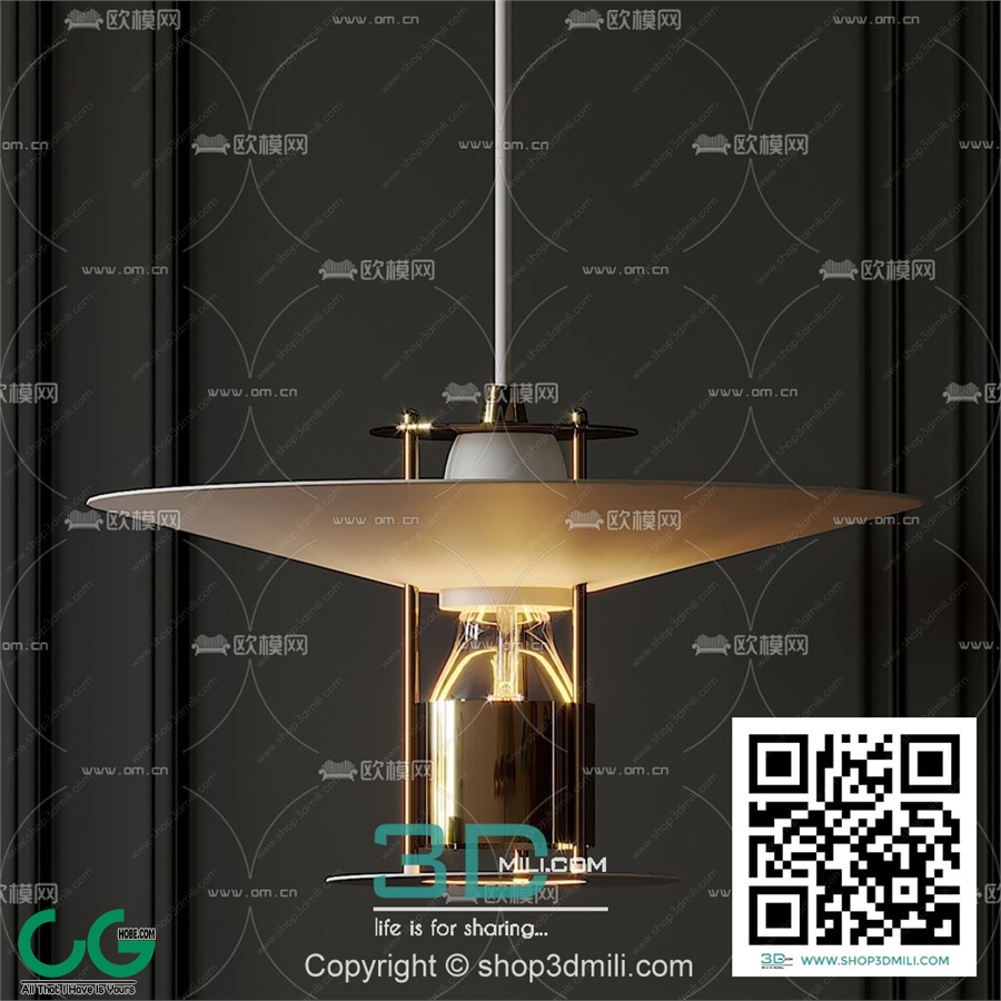 Ceiling light 36 3D Model