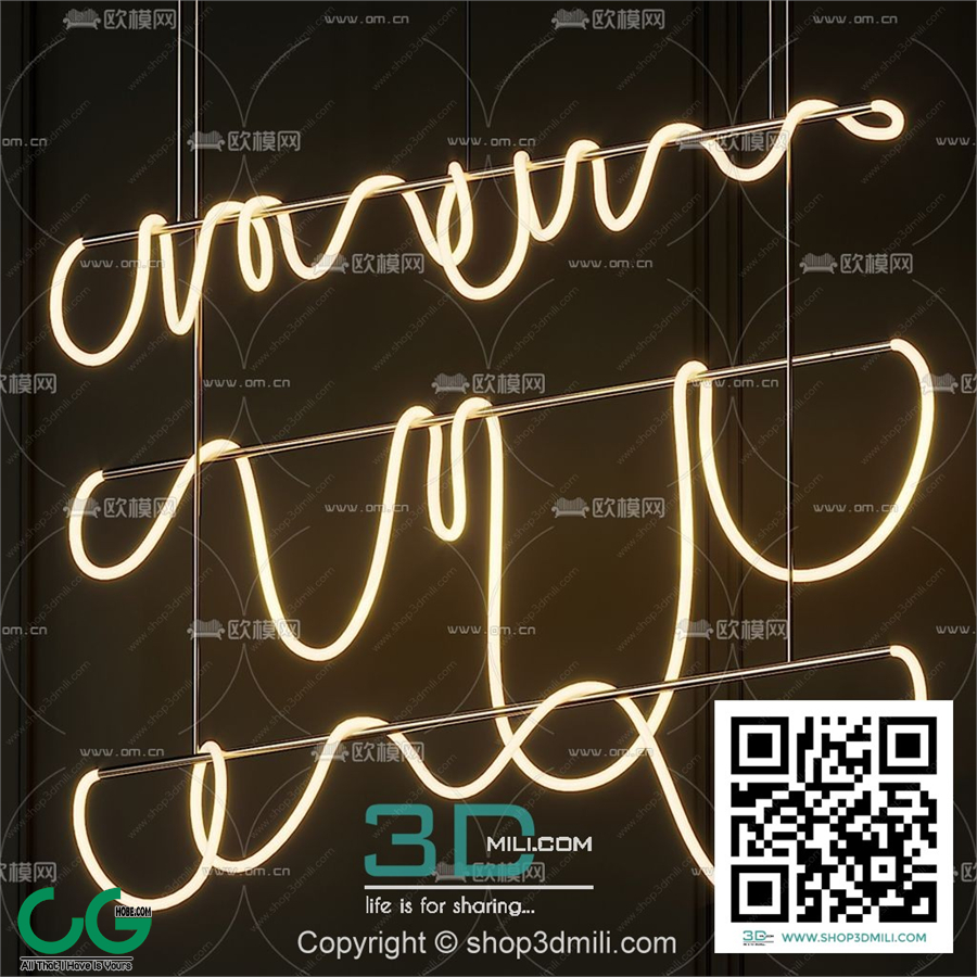 Ceiling light 37 3D Model