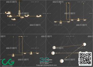 Ceiling light 39 3D Model