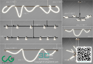 Ceiling light 40 3D Model