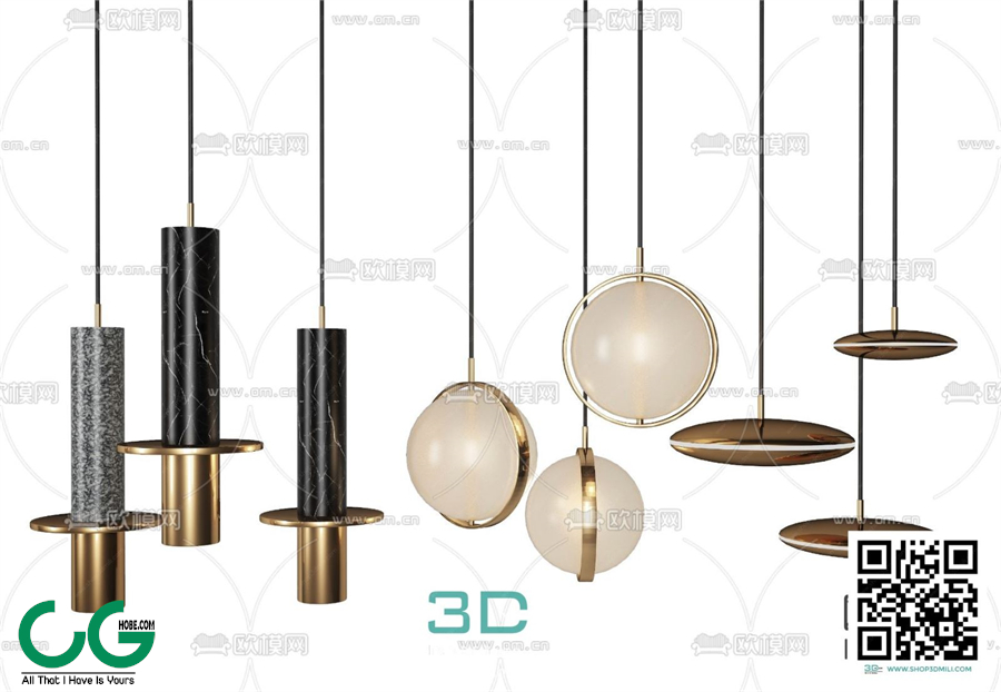 Ceiling light 41 3D Model