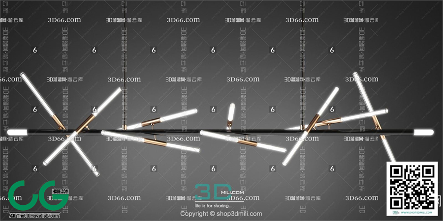 Ceiling light 42 3D Model