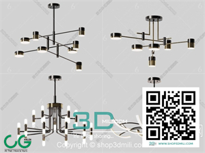 Ceiling light 44 3D Model