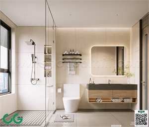 Modern bathroom 02 3d model