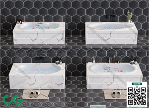 Modern bathroom 10 3d model