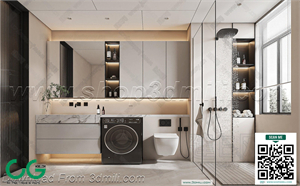 Modern bathroom 14 3d model
