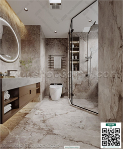 Modern bathroom 16 3d model