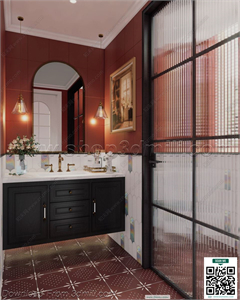 Modern bathroom 18 3d model